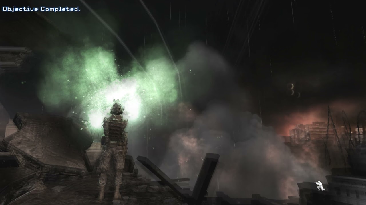 COD:MW2 Pre-Alpha 482 (2009-07-13) Last Scene of Whiskey Hotel Mission