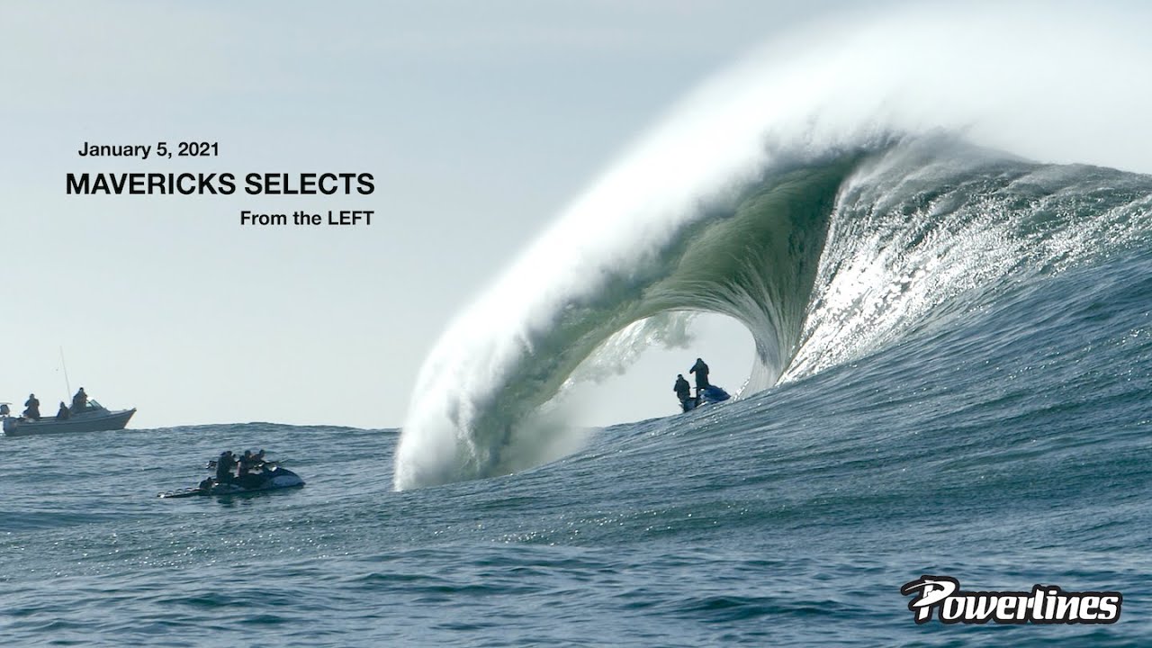 A Few Selects from the Left at Mavericks, January 5 -2021