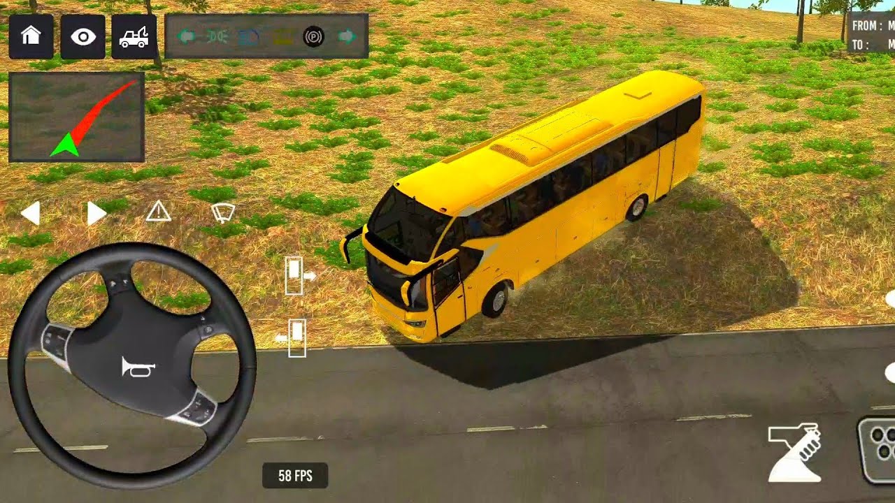 Indonesia City Bus Driving 🚌 | Euro Coach BUS SIMULATOR INDONESIA | Android 2026 Gameplay 🔥