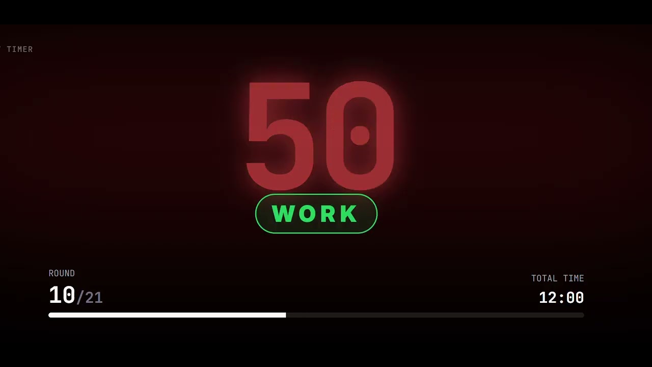 50/30 Timer (for working out)