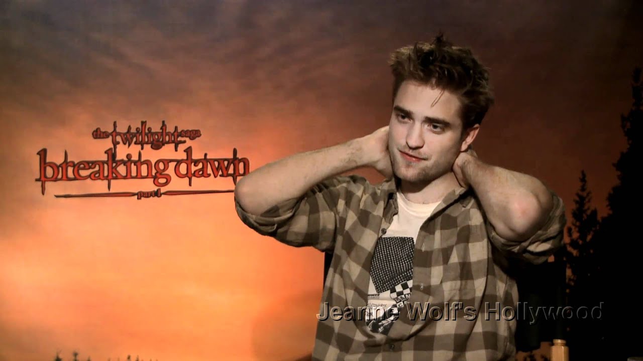 Robert Pattinson Bites And Kisses Kristen Stewart From 