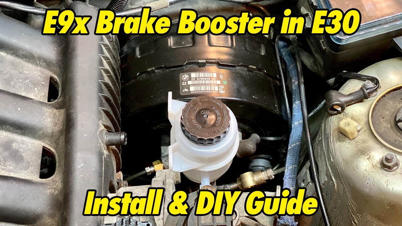 E30 24v Swap E90 Brake Booster Install - Guide/DIY