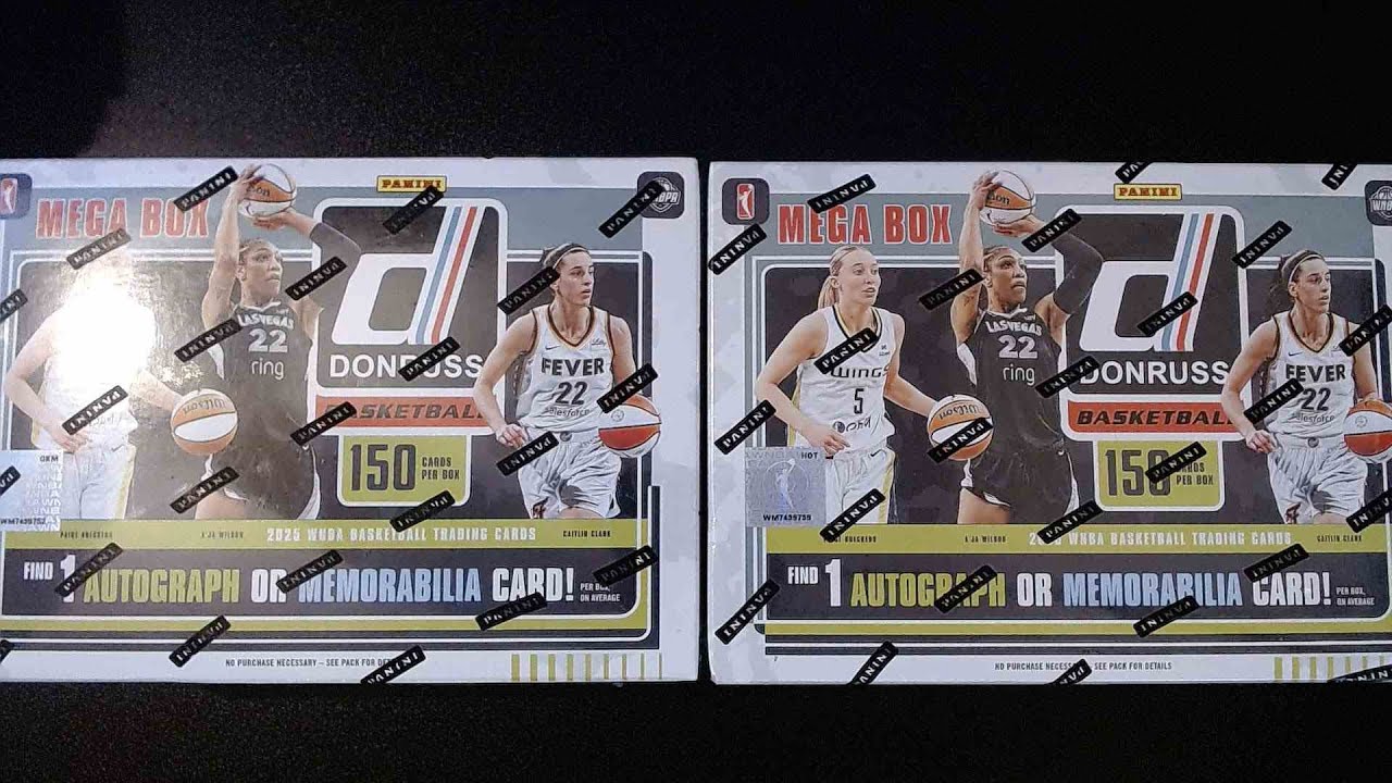 2025 DONRUSS WNBA MEGA BOX REVIEW (TARGET EDITION)!