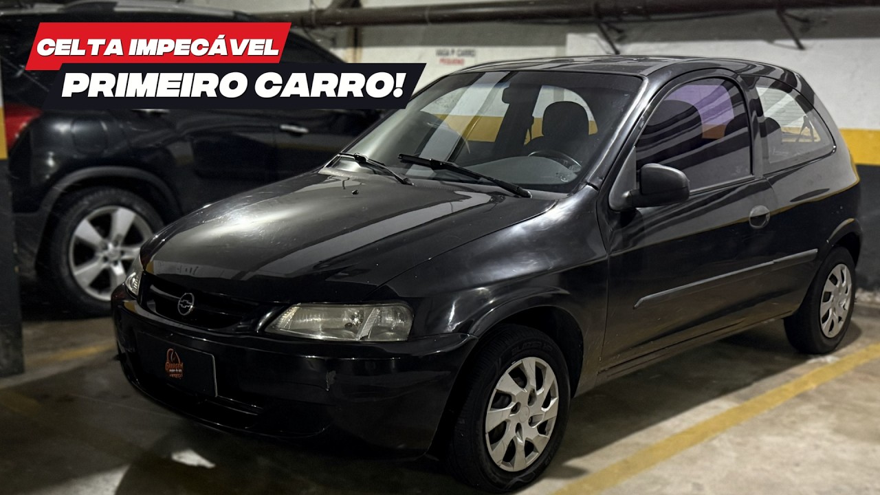 COMPROU O PRIMEIRO CARRO! Olha esse Celta 2004 👀🔥