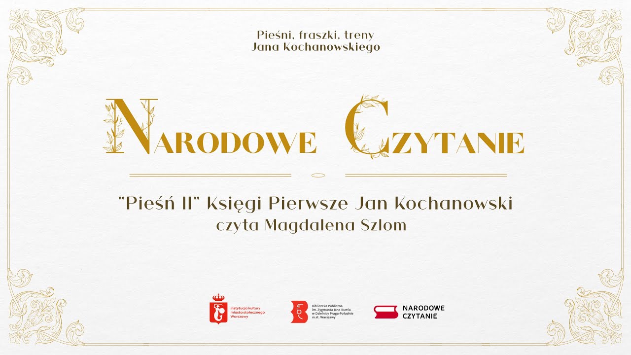 Narodowe czytanie 2025 - Magdalena Szlom czyta  