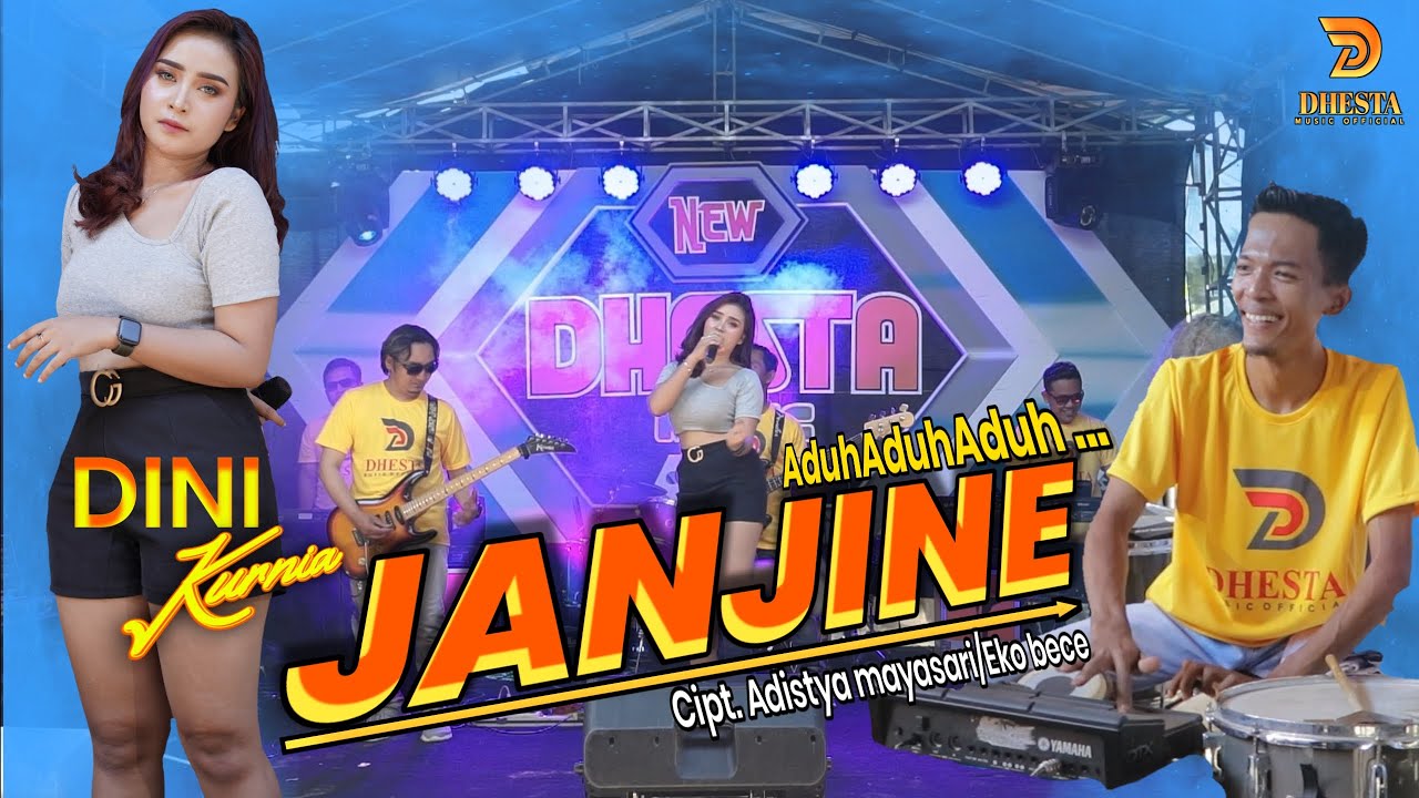 DINI KURNIA - JANJINE Feat ADER NEGRO (Official Music Video) - NEW DHESTA MUSIC