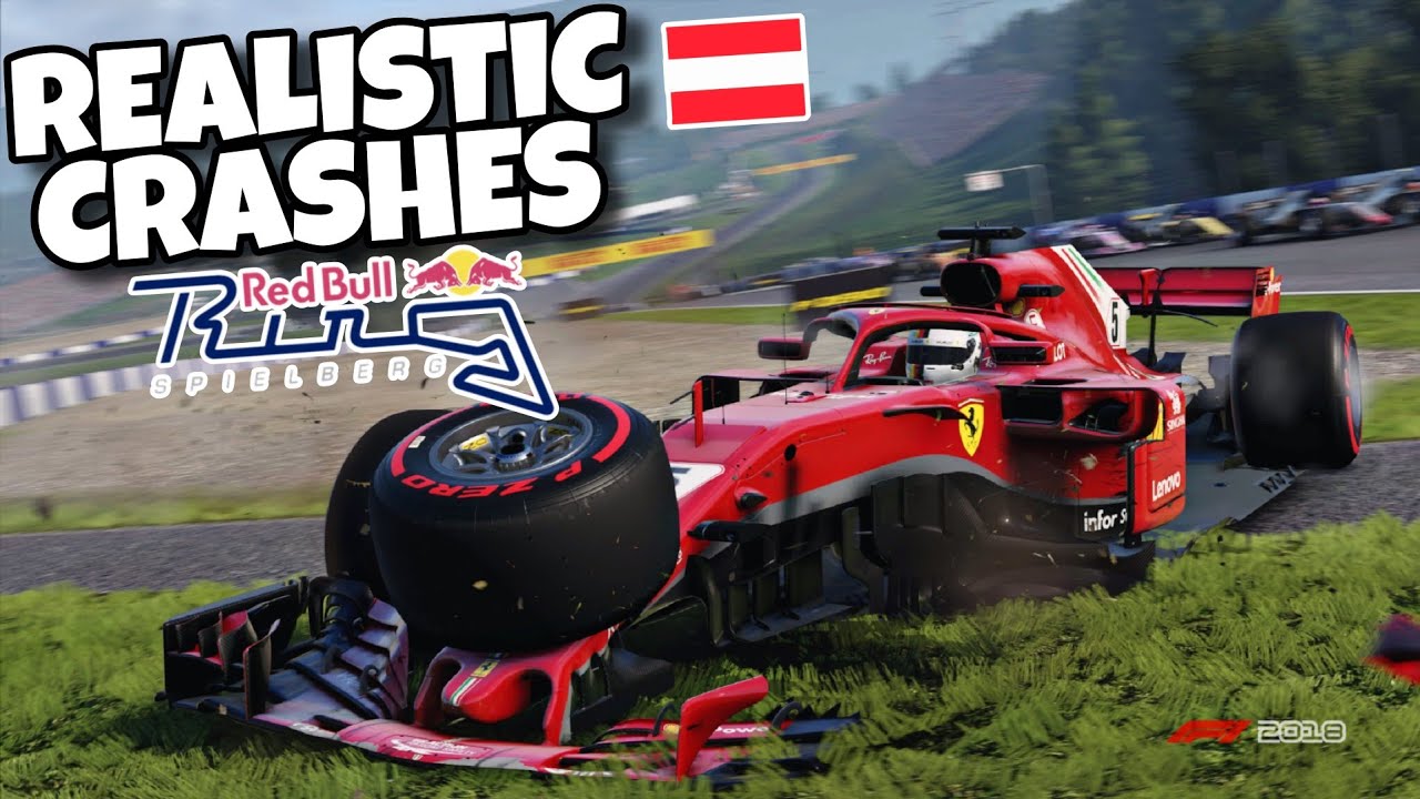 REALISTIC F1 CRASHES RED BULL RING!