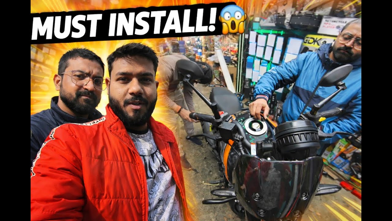 TVS Ronin Premium Modifications 😱 | PPF, Visor, Seat Cover & Silencer Wrap