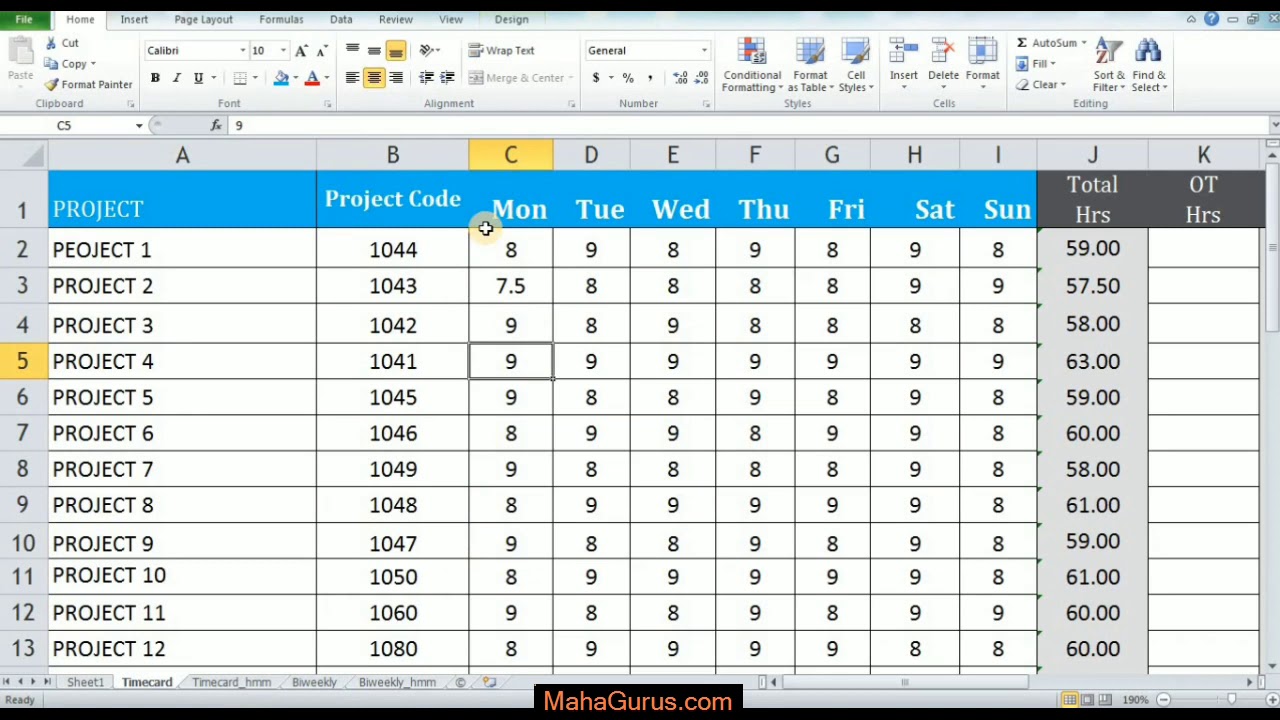 How to Insert Sheet Column in Excel- Insert Sheet Column in Excel Tutorial in Hindi