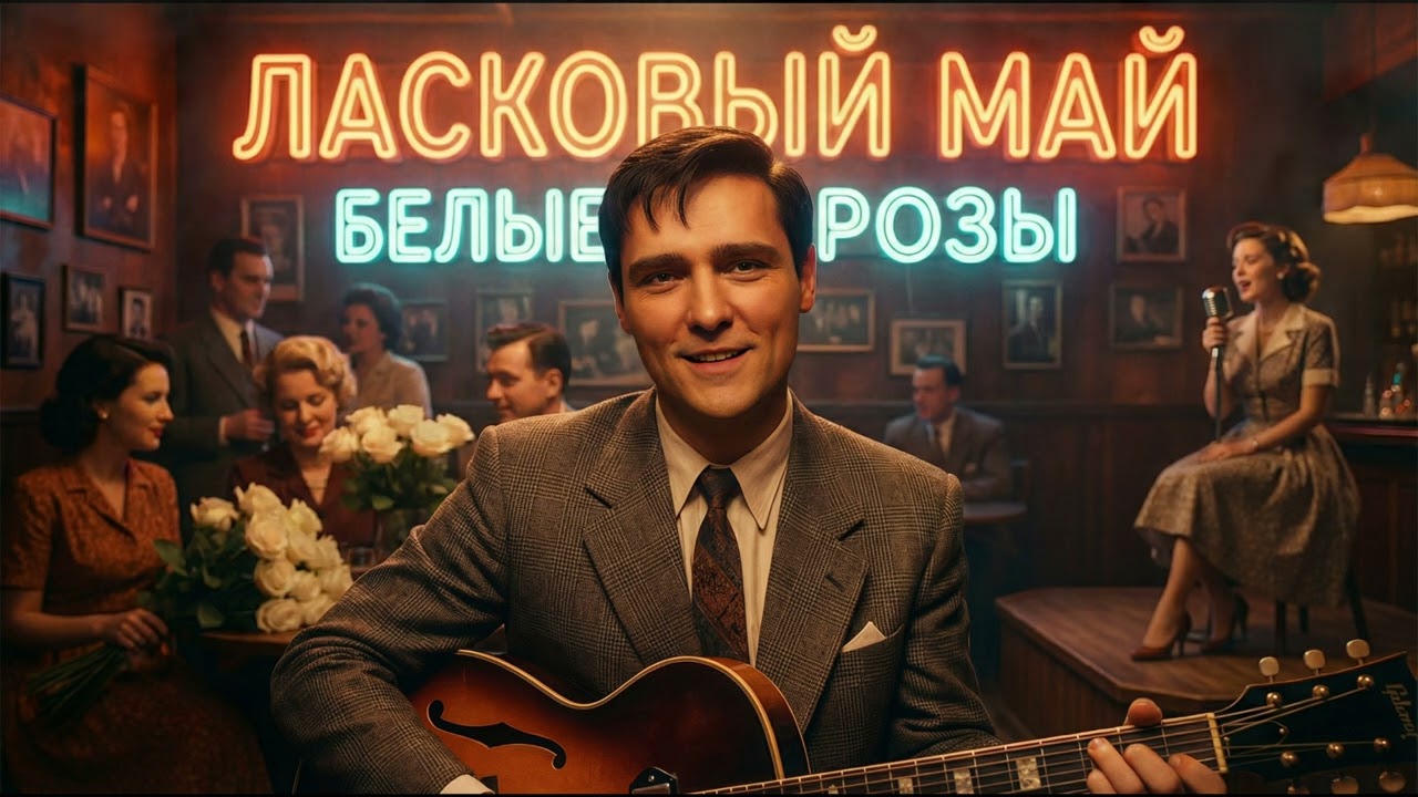 Ласковый май — Белые розы (AI Cover) | Blues Soul 1950s • Юрий Шатунов