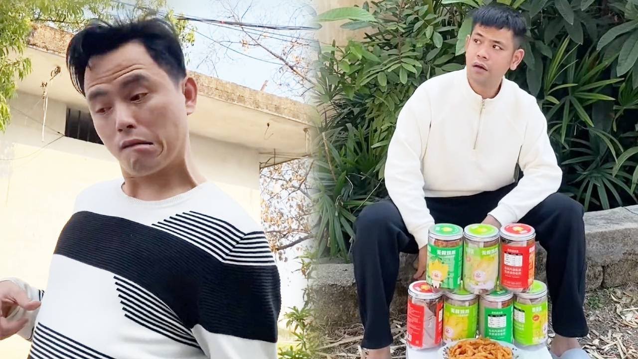 沙雕李飞偶遇街头卖鸡爪，机智的他占小便宜疯狂试吃被店家暴揍一顿赶走！！#沙雕村 #沙雕剧情 #funny #搞笑 #comedy #movie