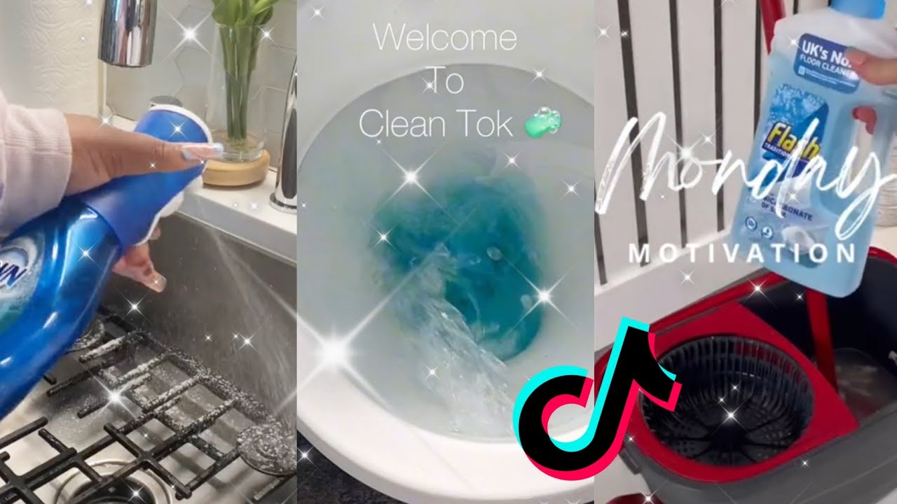 satisfying home cleaning motivation tiktok compilation 🍇🍓