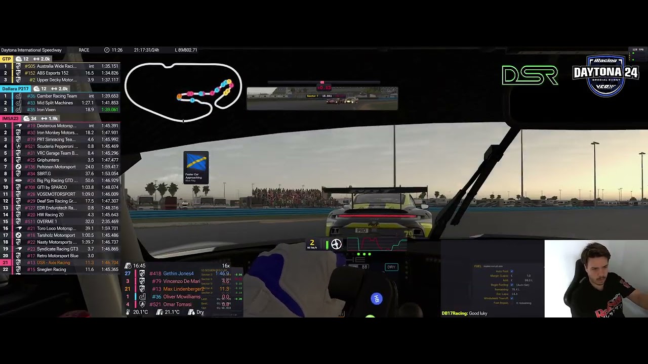 Daytona 24H | DSR Team Orange w/ @marcusapelandlid (Part 1/2)
