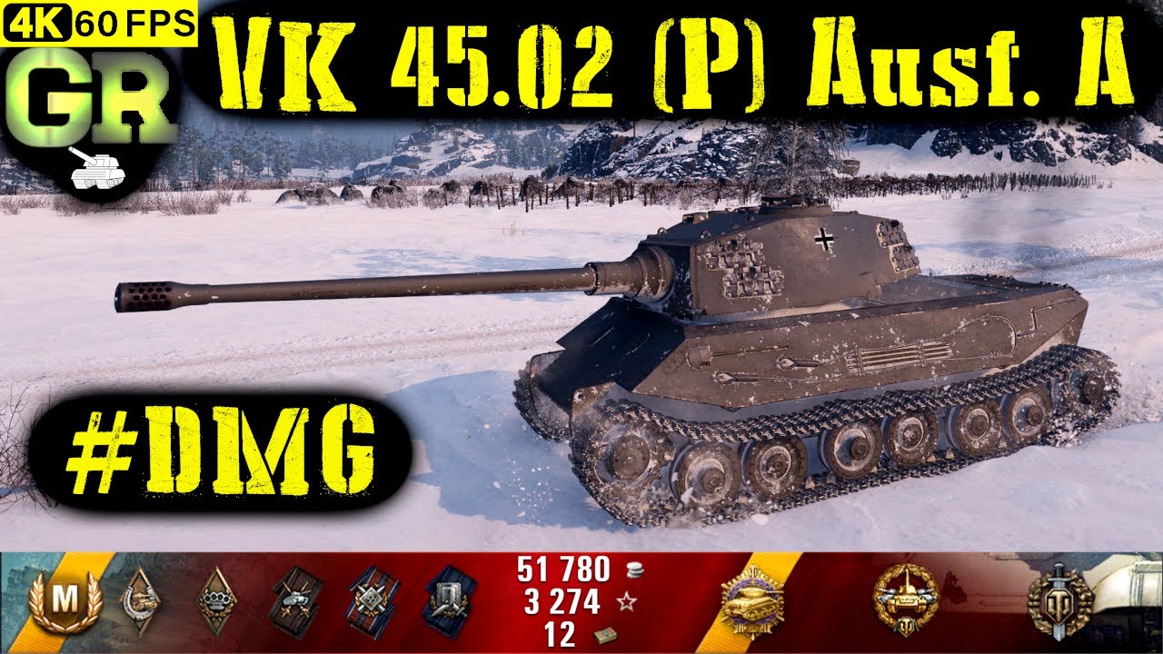 World of Tanks VK 45.02 (P) Ausf. A Replay - 10 Kills 4.8K DMG(Patch 1.4.0)