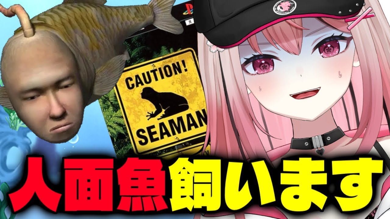 【完全初見】人面魚｢シーマン｣を飼います【新人VTuber/せなちゃ】