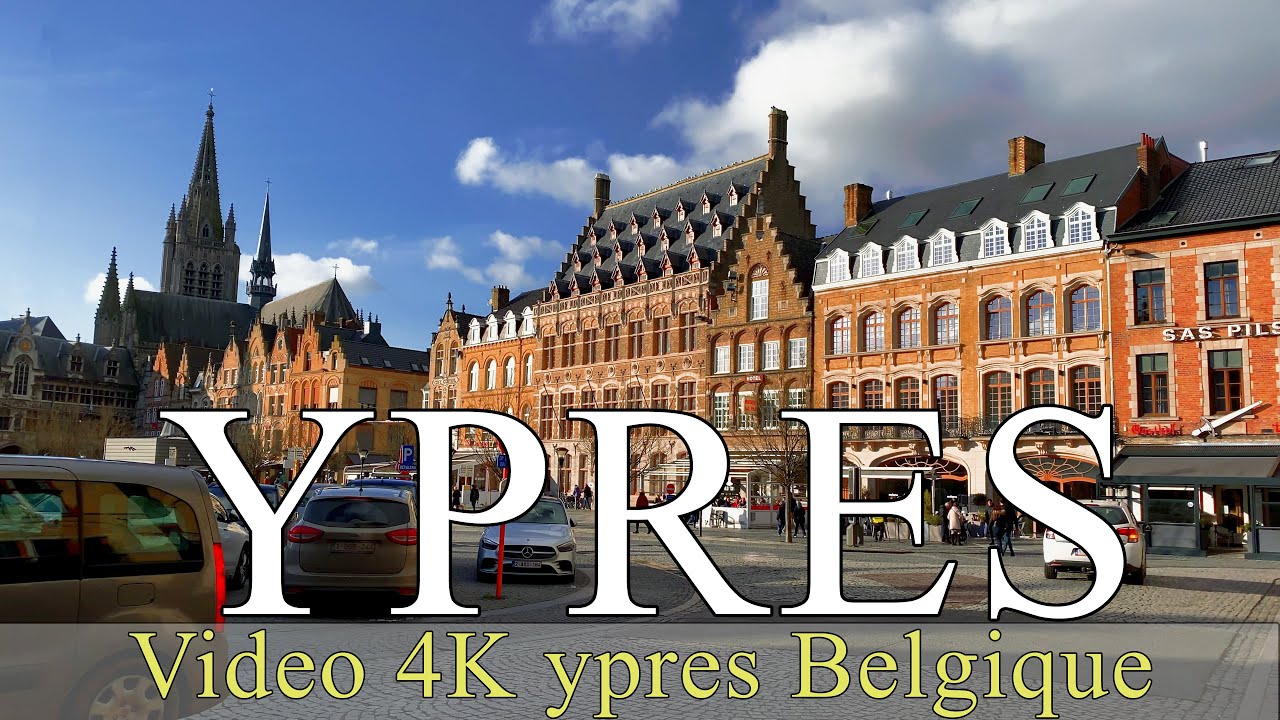 Ypres | Ieper | Belgium | 4K |  City of Ypres | Virtual tours