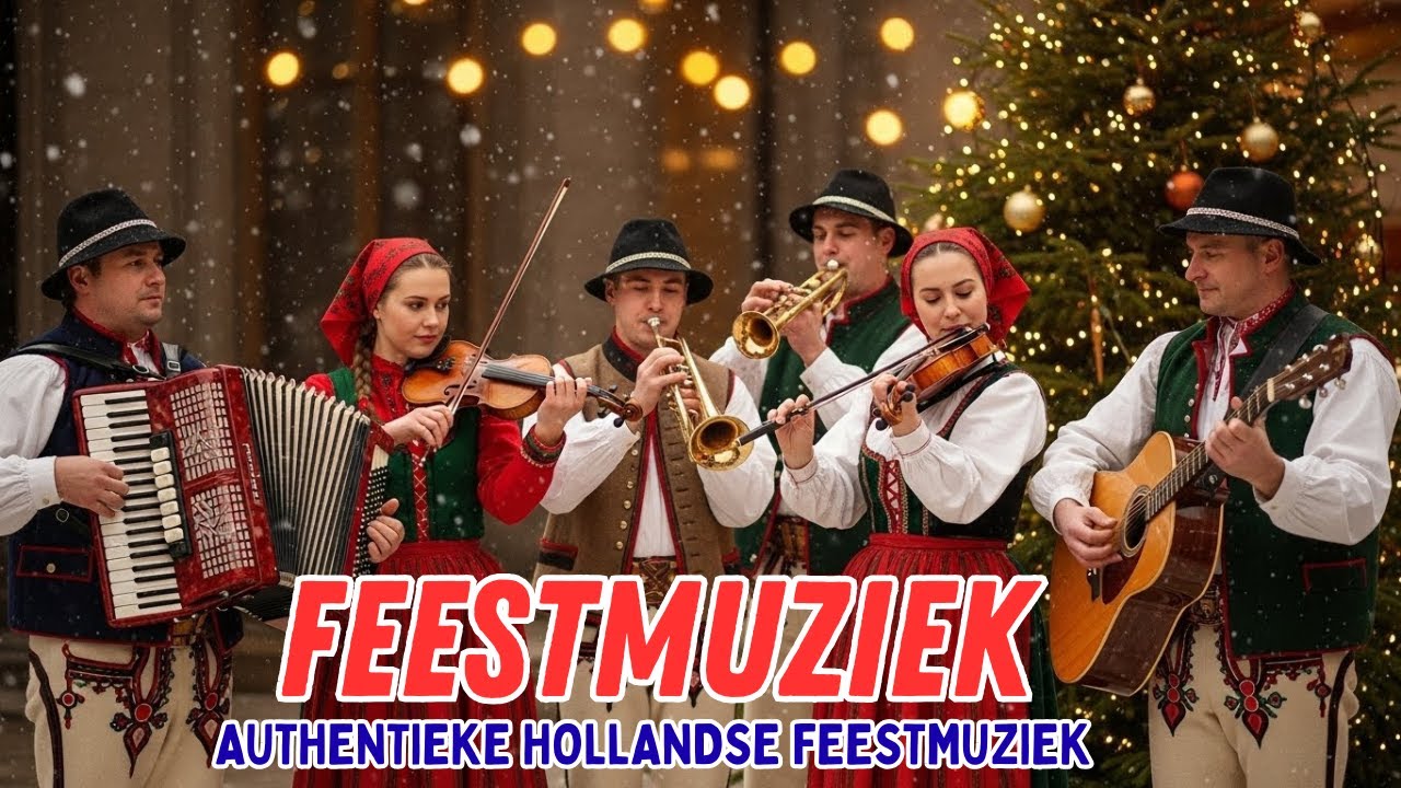Hollandse Feestmuziek voor Dorpsfeesten! 🌷 Authentieke Volksmuziek met Traditie & Gezelligheid