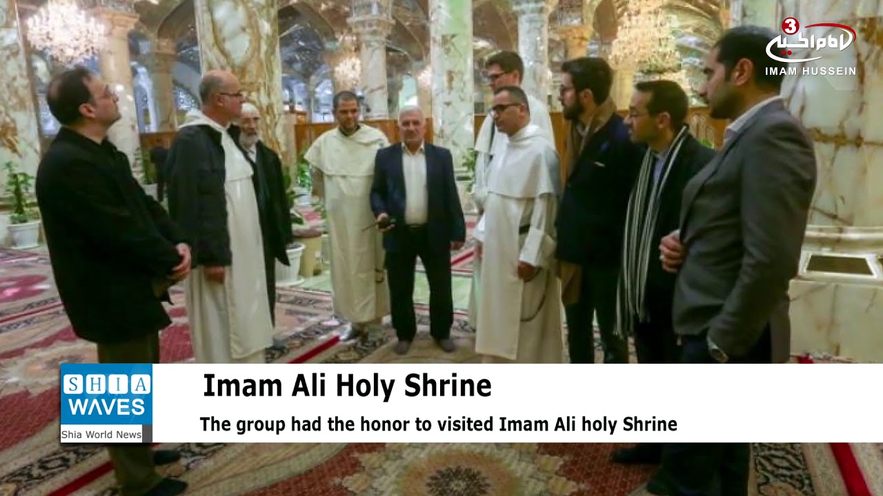 Catholic priests, researchers visit Imam Ali Holy Shrine