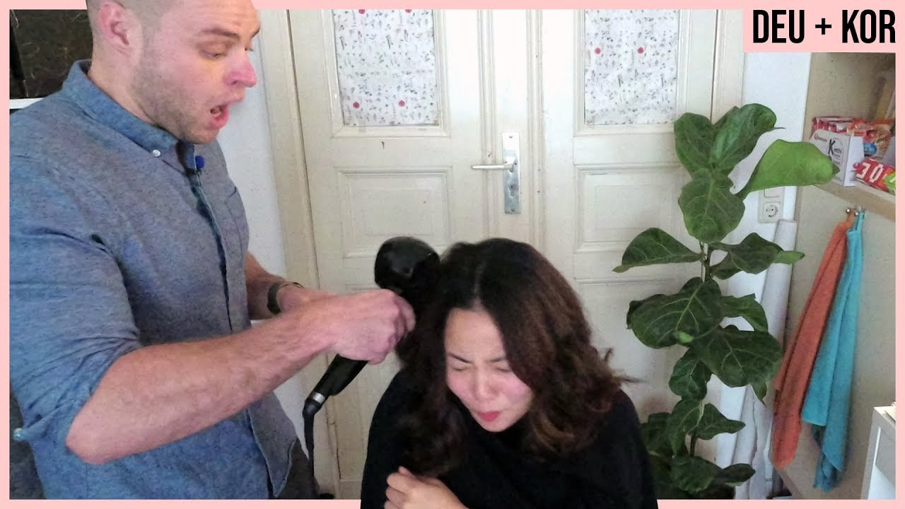 독일어로 미용실놀이 아이고 재밌다🤦🏻‍♀️ / Friseursalon Rollenspiel mit meinem Freund