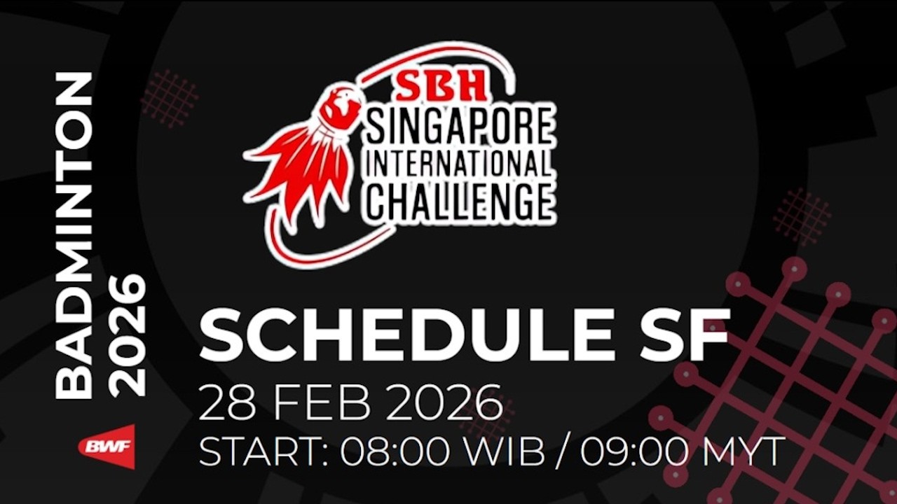 FULL SCHEDULE SF BWF SBH SINGAPORE IC 2026 - DAY 5 ALL COURT #BWFINTERNATIONALCHALLANGE