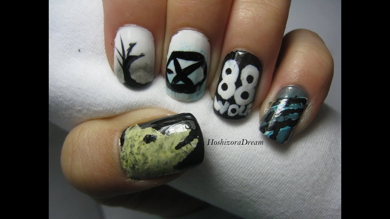 Wolf Exo Nail Art