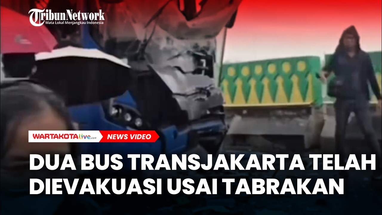 Dua Bus TransJakarta Telah Dievakuasi Usai Tabrakan di Koridor 13 Cipulir