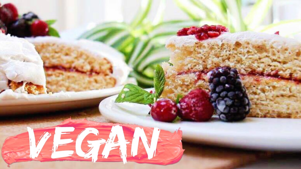 VEGAN SPONGECAKE WITH WHIPPED CREAM | Basimella