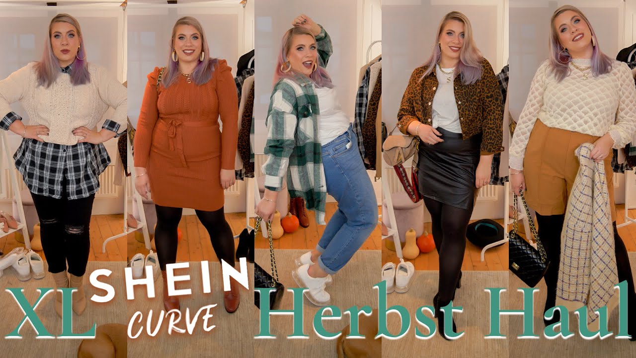 Der GROSSE SHEIN Herbst Haul 🍂 7 Outfits Gr. 44/46 | Missesviolet 💜