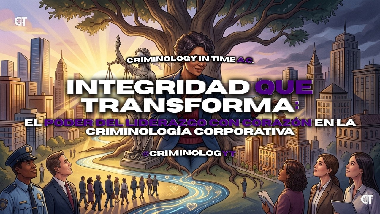 Integridad que Transforma: El Poder del Liderazgo con Corazón en la Criminología Corporativa, Dra. M