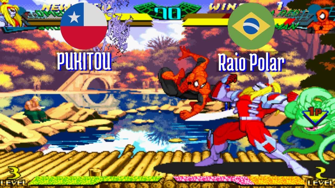FT3 @mshvsf: PUKITOU (CL) vs Raio Polar (BR) [Marvel vs Street Fighter Fightcade] Feb 23