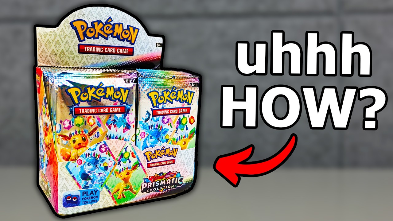 I bought a Prismatic Evolutions Booster box for $13... 💀