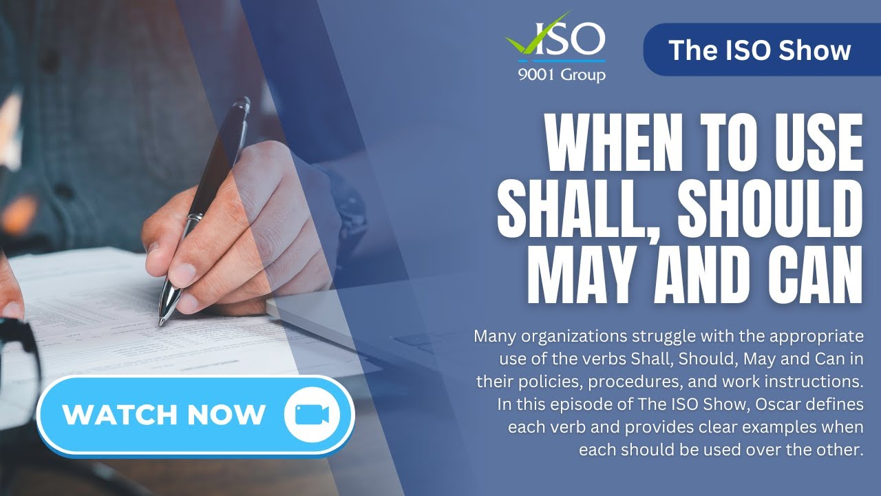When to Use Shall, Should, May, and Can