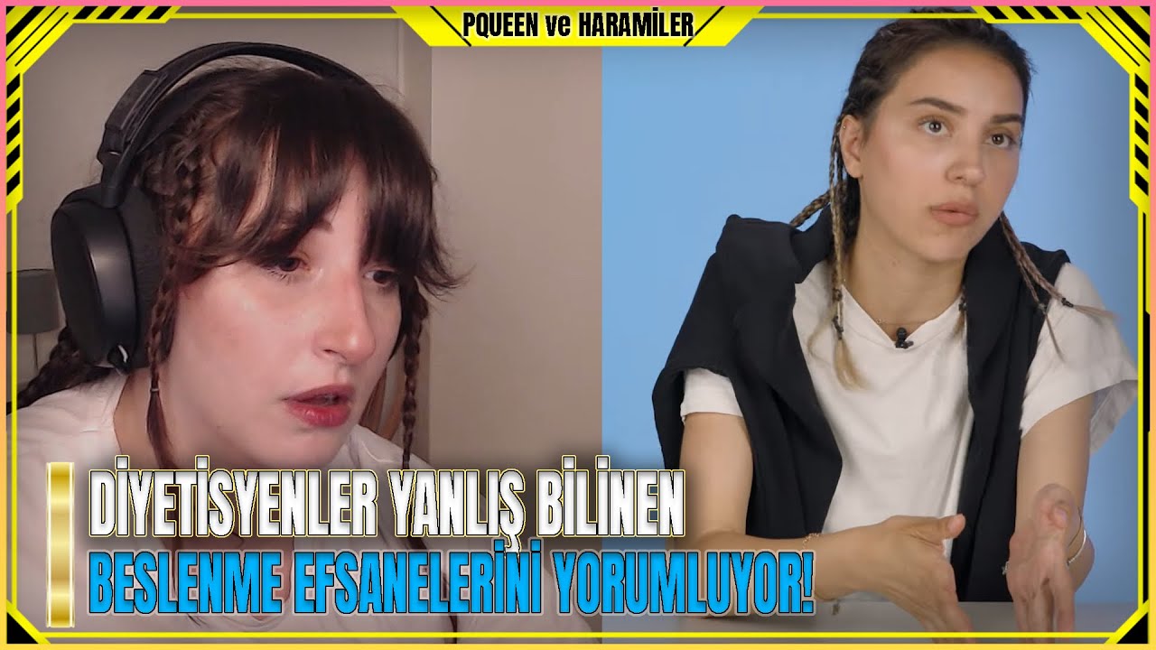 Pqueen - Diyetisyenler Yanlış Bilinen Beslenme Efsanelerini Yorumluyor! İzliyor! (TepkiKolik)
