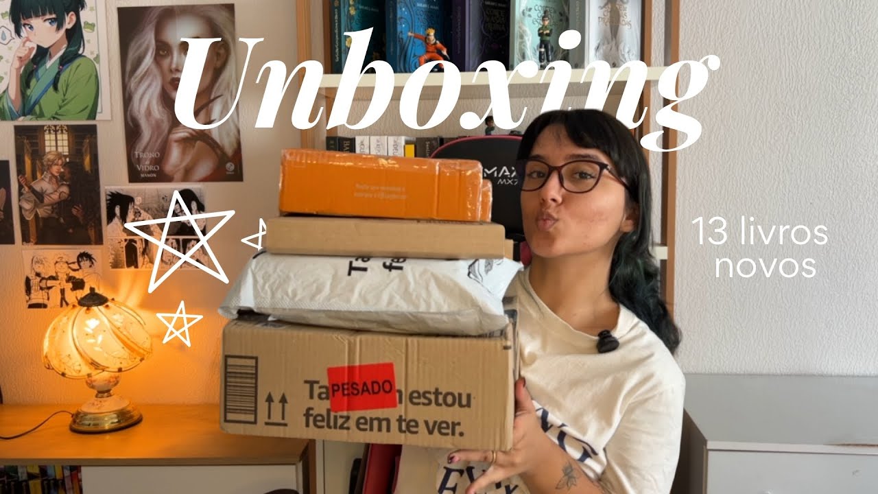 unboxing de livros muito desejados 