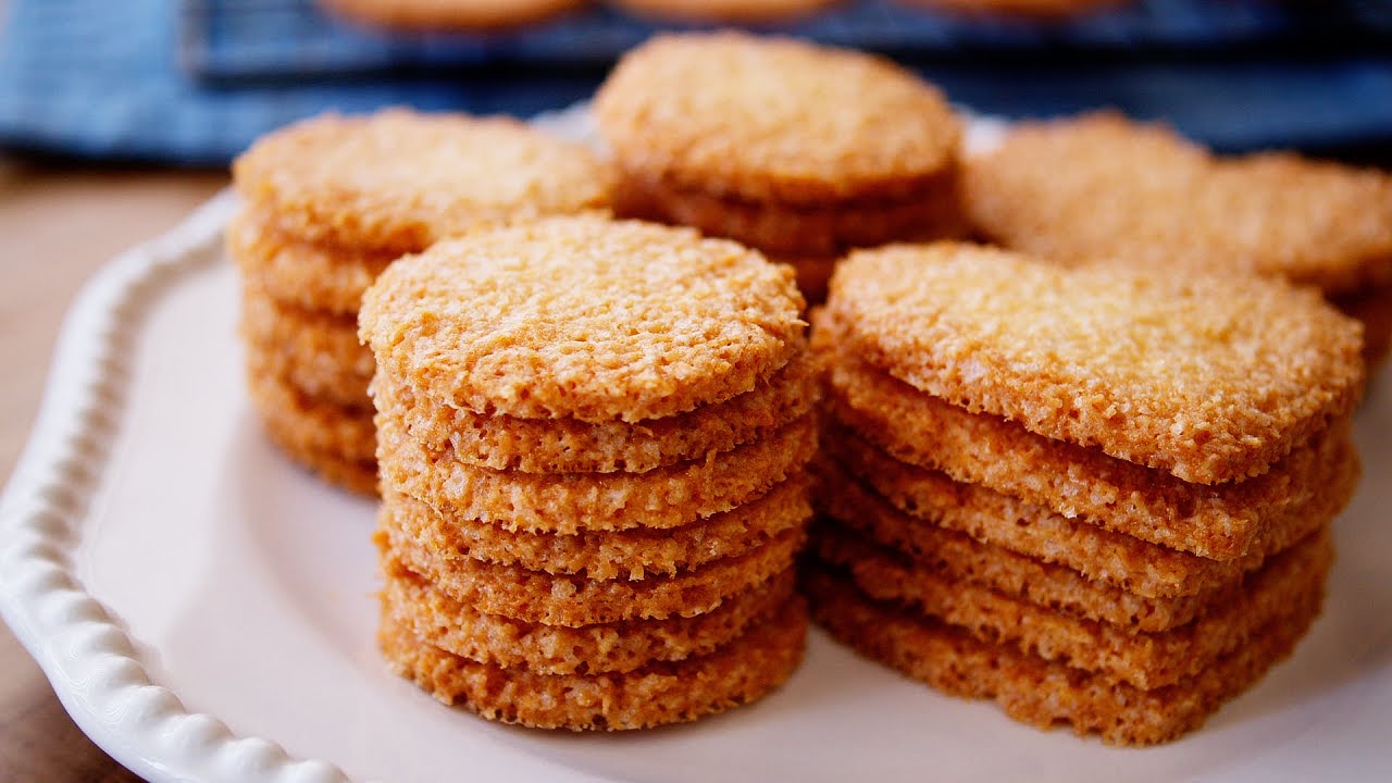 Легко☆Хрустящая!! Как приготовить кокосовое печенье