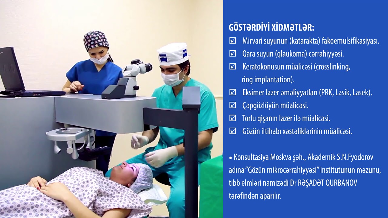 Oftalmoloq Rəşadət Qurbanov - Avrasiya Hospital