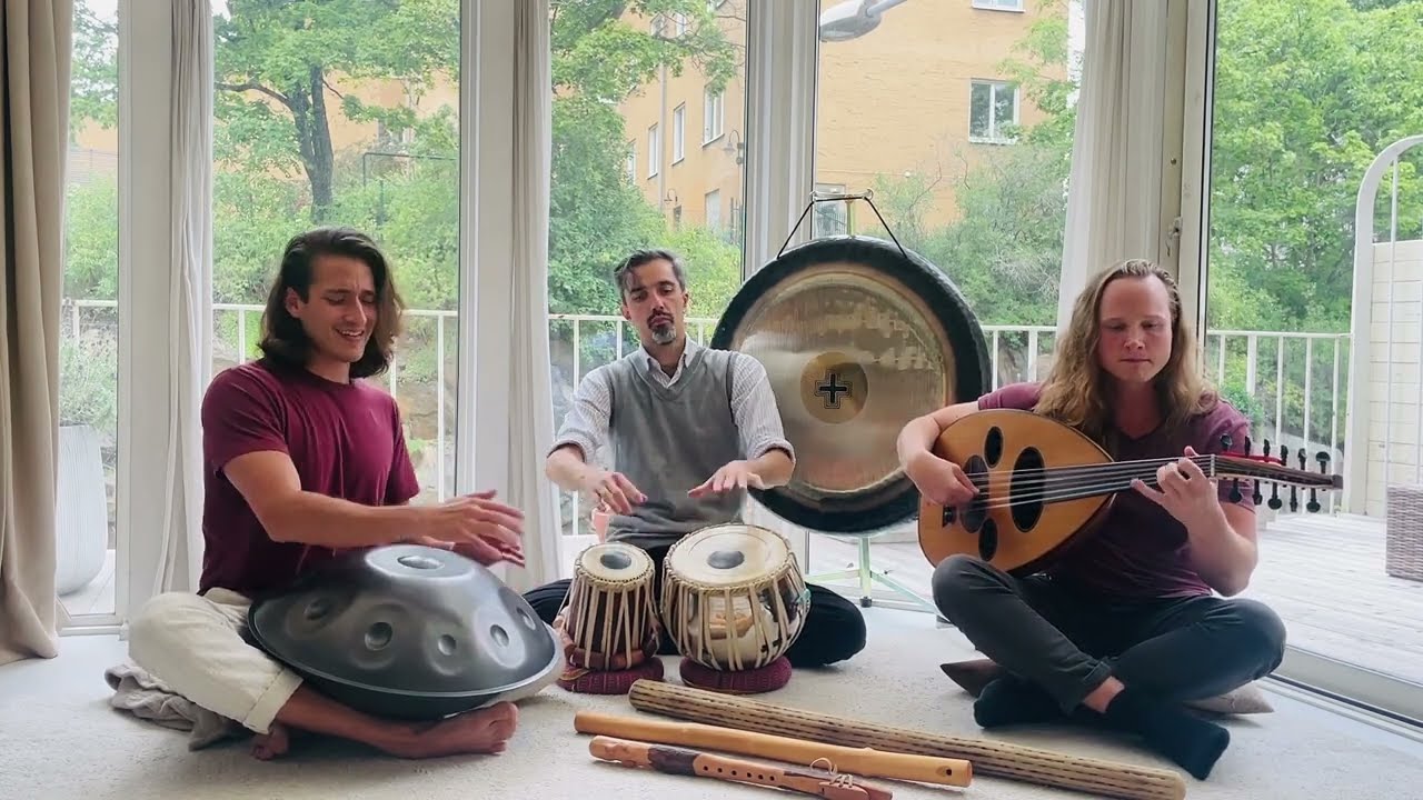 Handpan, Tabla and Oud - an improvised music jam