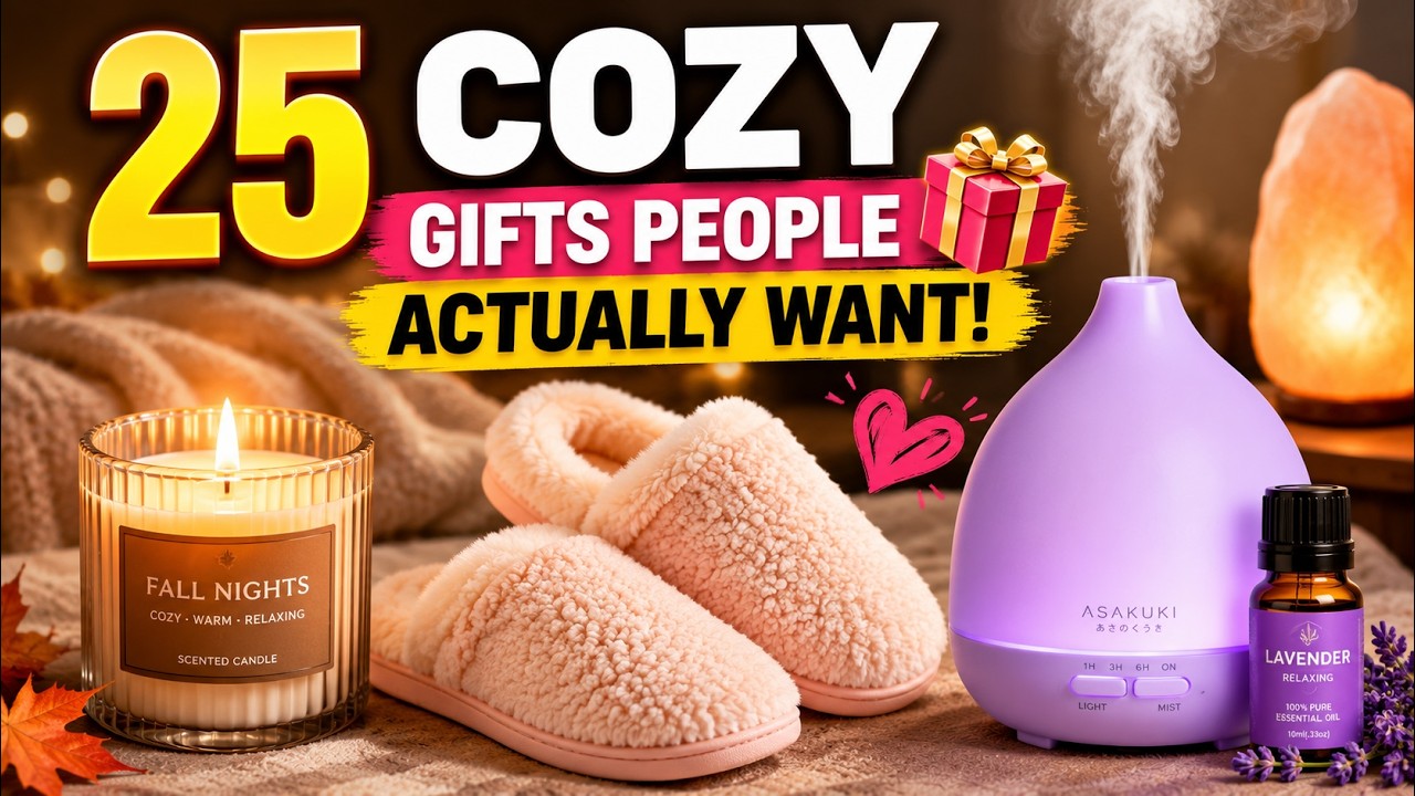 🧴 25 Self-Care & Relaxation Gifts 🕯️ To De-Stress at Home (Amazon Finds)