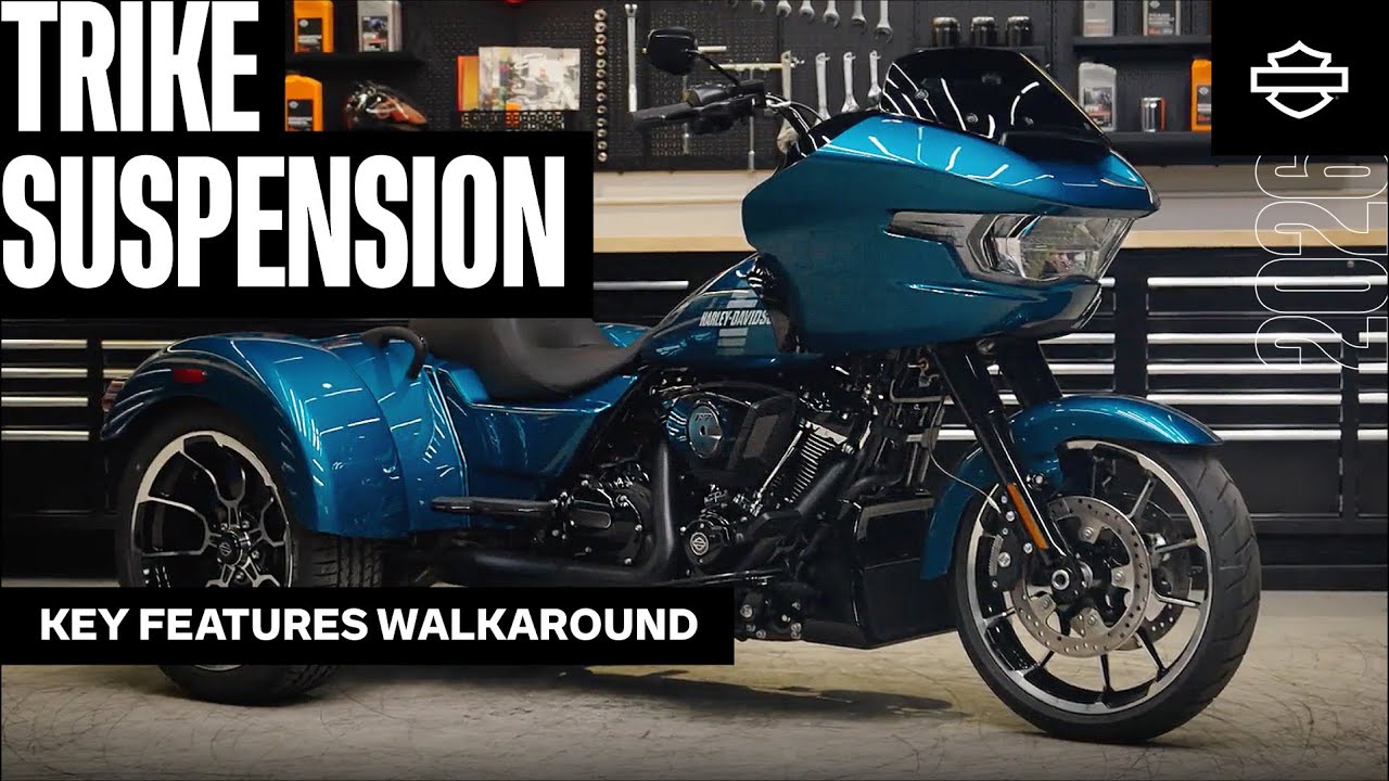 Инновационная подвеска трехколесного мотоцикла Harley-Davidson 2026 года | Обзор ключевых особенн...