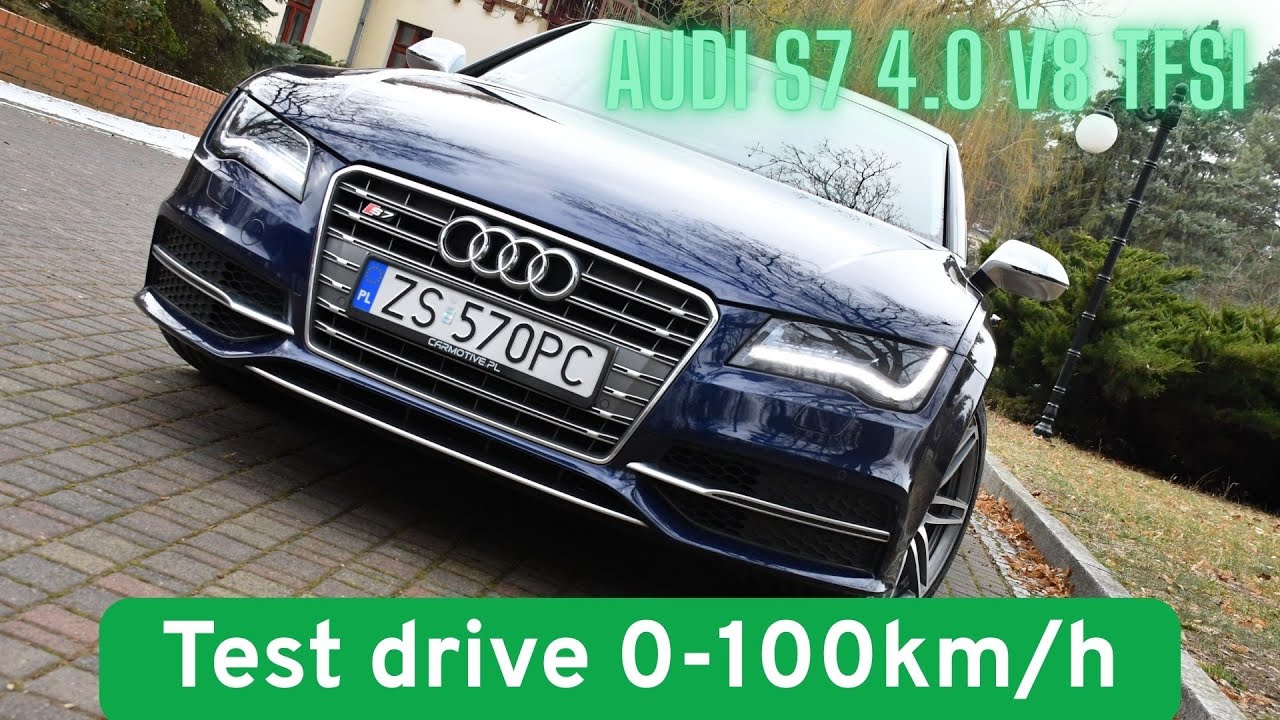 Audi S7 4.0 V8 TFSi jazda próbna 0-100km/h #vip #sport #auto na sprzedaż #przyspieszenie #Quatro