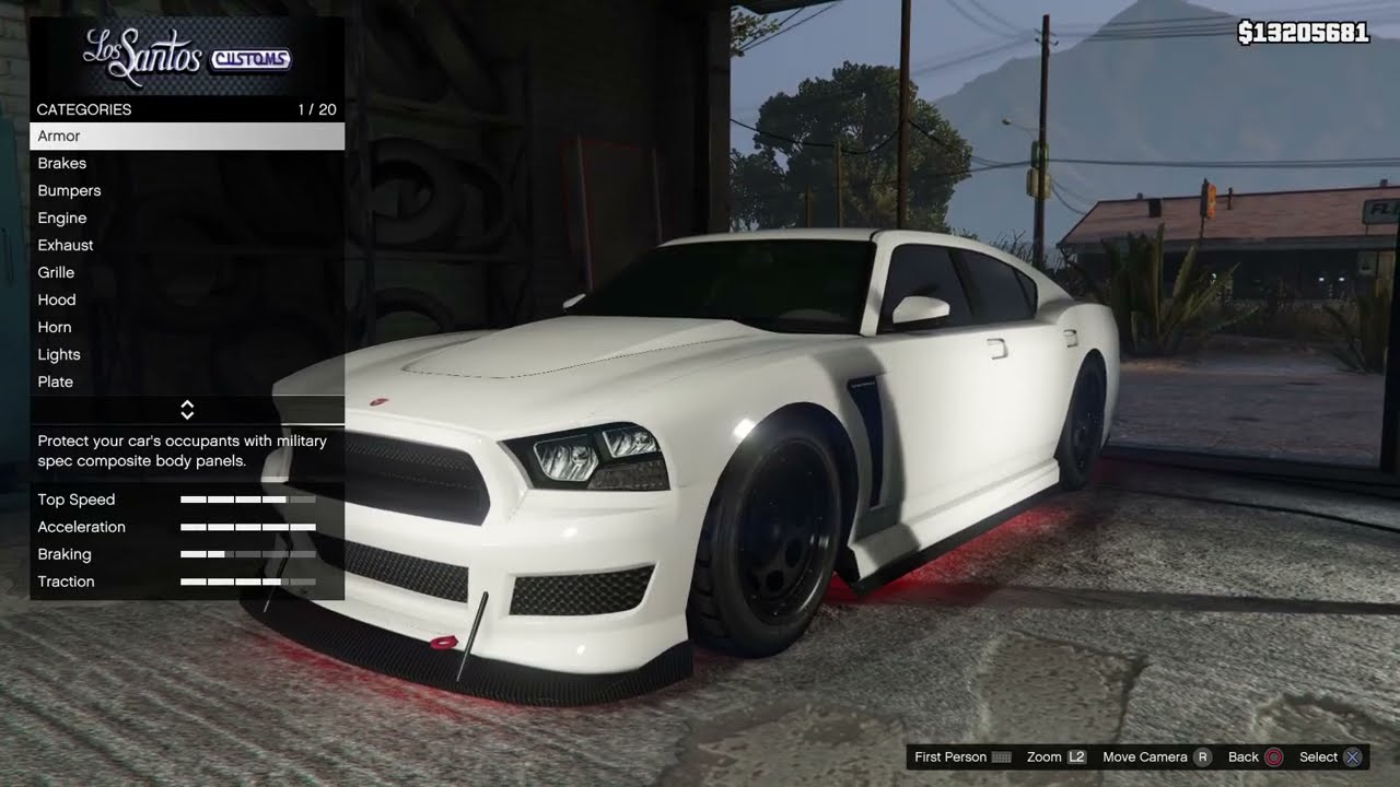 Modifying Franklin's car in GTA 5