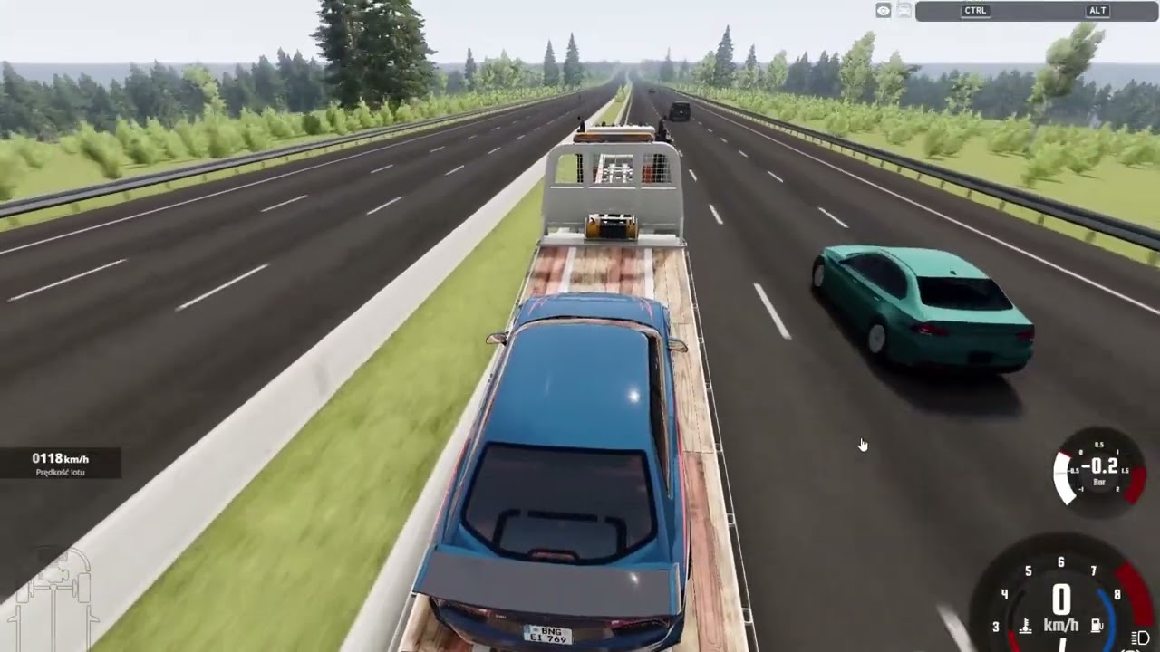 beamNG drive odc.2  niemiecka autostrada