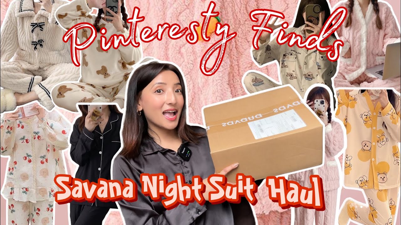 Savana Night Suit Haul😍All under Rs1000😍Pinteresty Finds💎Budget friendly😙Try on haul🫶Sikkim❤️