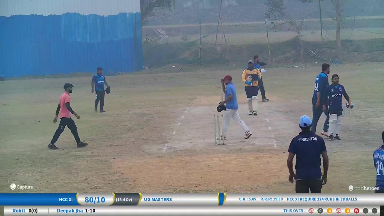 HCC XI vs UG MASTERS | Winter Super Smash T20 Cup(League Matches) | Live - New Delhi Star Green Aren
