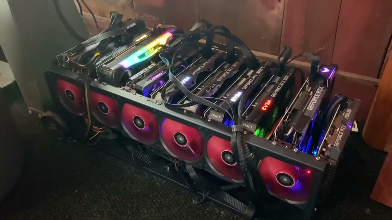 Chinese B250 PCIE less 12 GPU mining motherboard overview and test