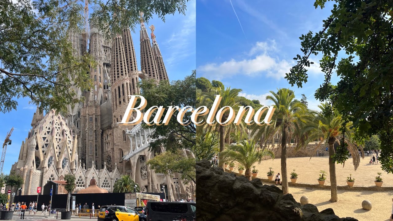 🇪🇸 SPAIN VLOG 스페인 바르셀로나 여행 브이로그 01/ 가우디 투어 없이 돌아다니기, 바르셀로나 야경 투어