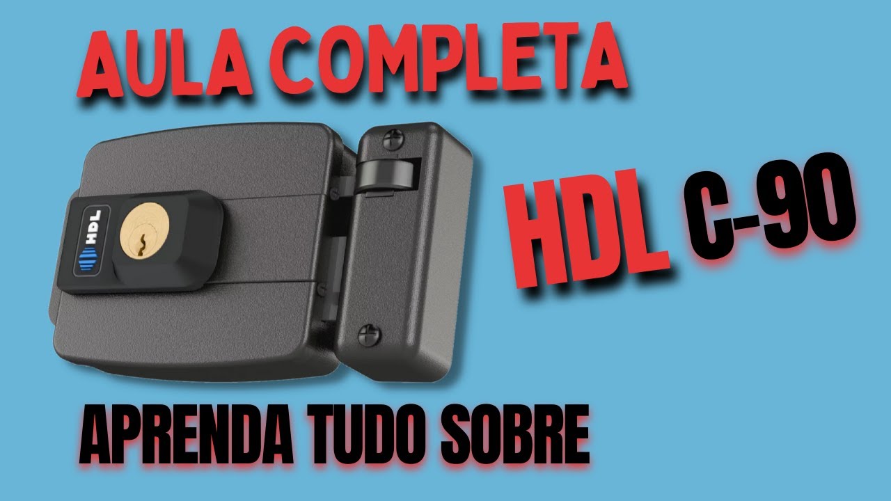 Fechadura HDL C-90 aula completa