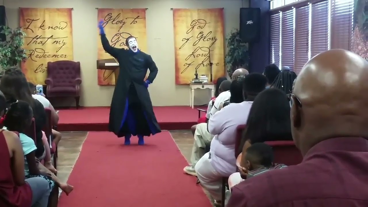 Official Mime Video Man at the pool sermon
