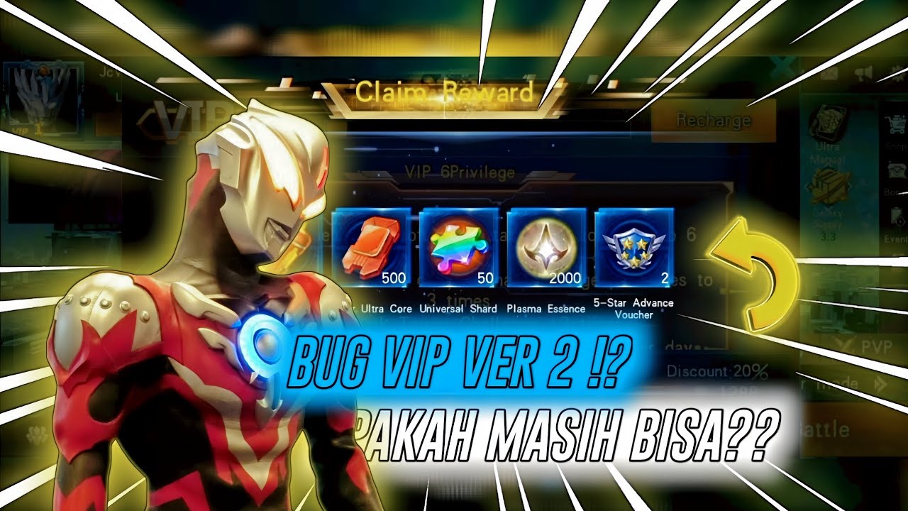 CARA BUG VIP ONLY DIAMOND!? | ULTRAMAN LEGEND OF HEROES 