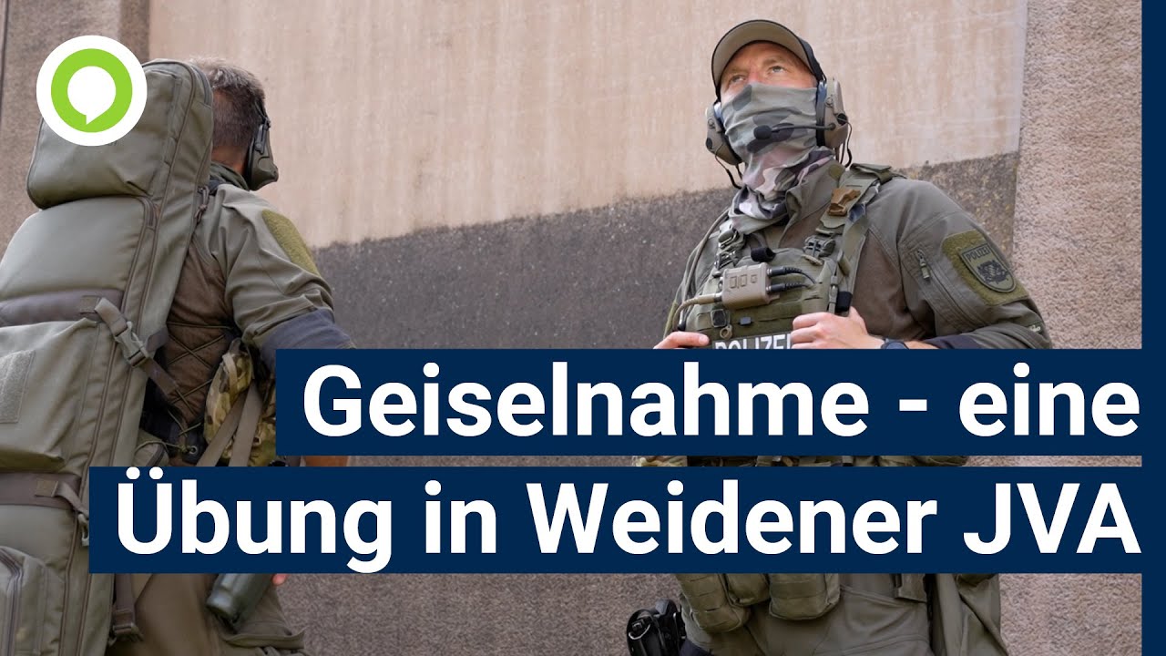 Geiselnahme in der JVA Weiden: Polizei übt den Ernstfall